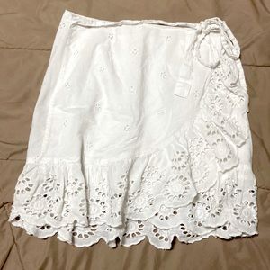 Flowy Mini Wrapped Skirt